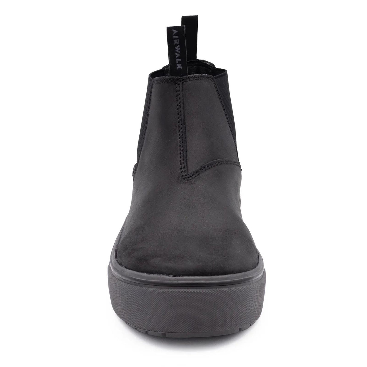 Airwalk Venice Leather Chelsea Composite Toe Work Boots – Black/Forged Iron 8