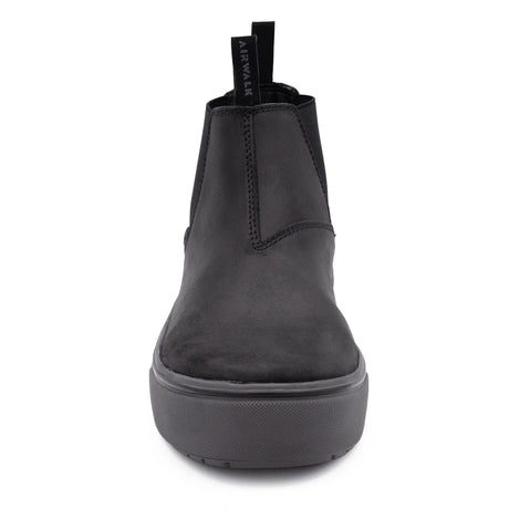 Airwalk Venice Leather Chelsea Composite Toe Work Boots – Black/Forged Iron 8