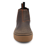 Airwalk Venice Leather Chelsea Composite Toe Work Boots – Brown/Gum 8