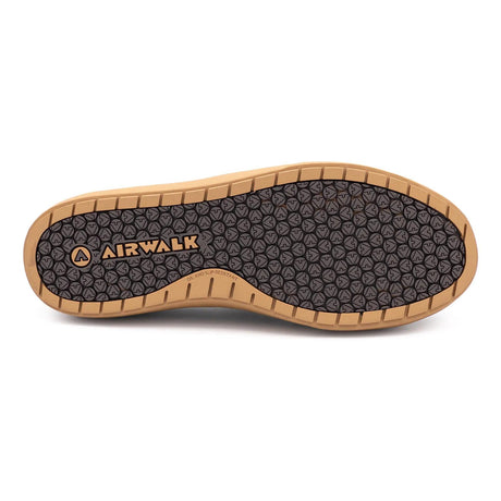 Airwalk Venice Leather Slip-On Composite Toe Work Shoes – Brown/Gum 3