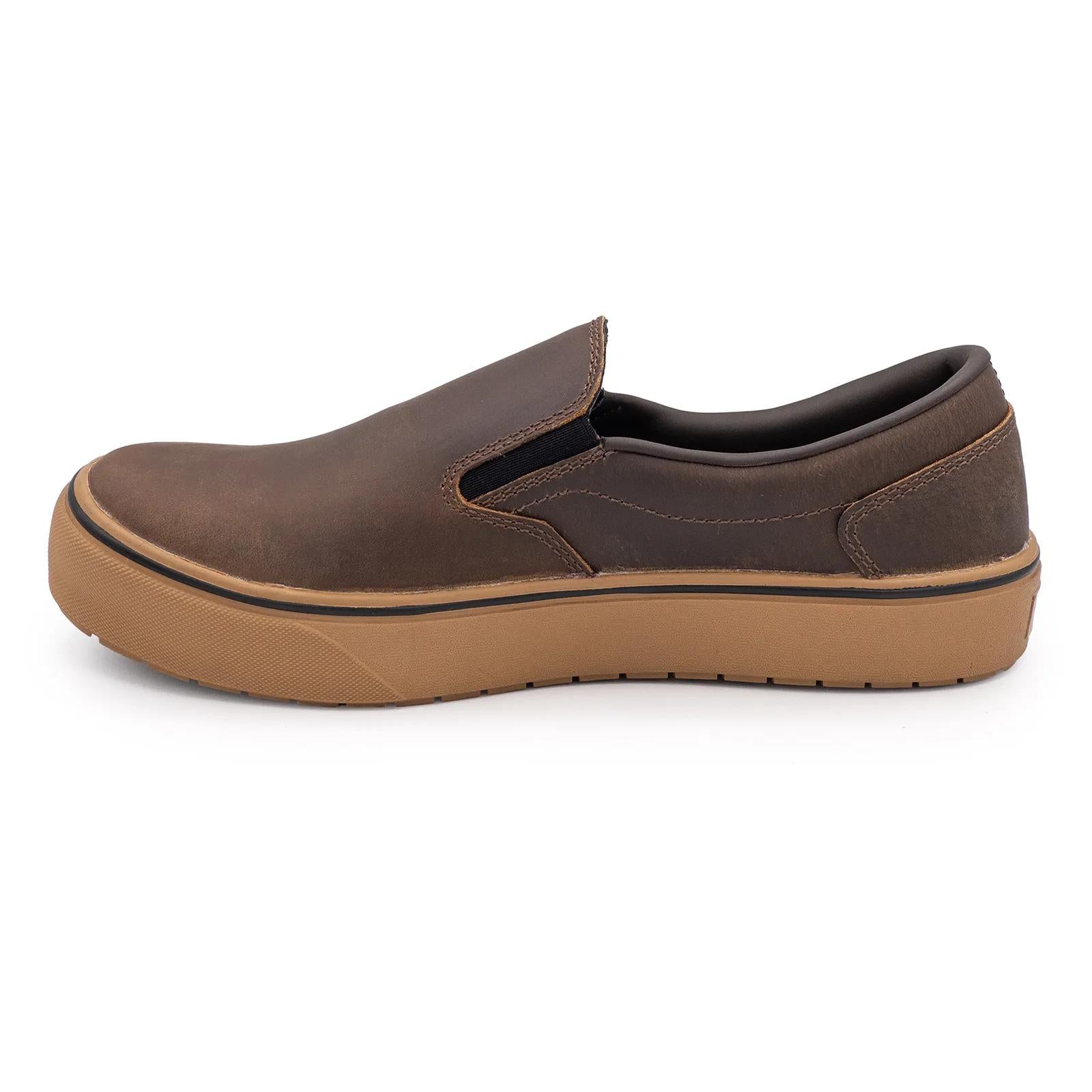 Airwalk Venice Leather CT Slip-On Shoe - Brown/Gum – Steel Toes