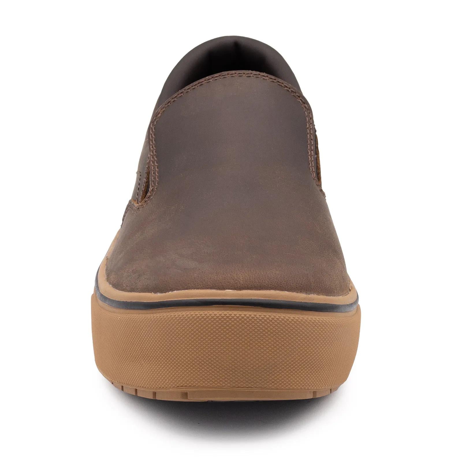 Airwalk Venice Leather CT Slip-On Shoe - Brown/Gum – Steel Toes