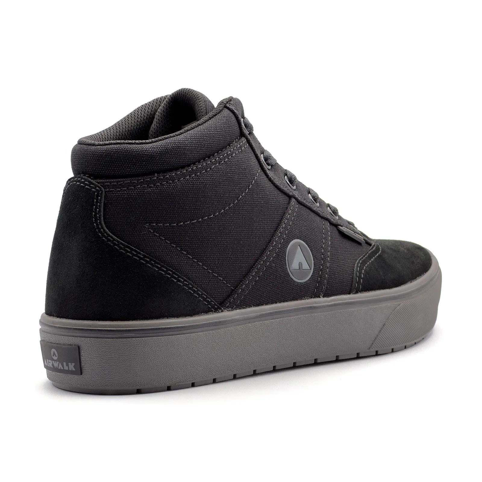 AIRWALK スケートシューズ US11 ブラック/グレー AW6113 AIRWALK Camino Women's Comp Toe SD Slip Resistant Low