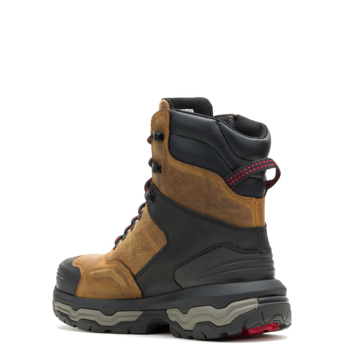Wolverine Alpha Infinity 8" CarbonMax Work Boot Dark Tan W251105 Heel Image