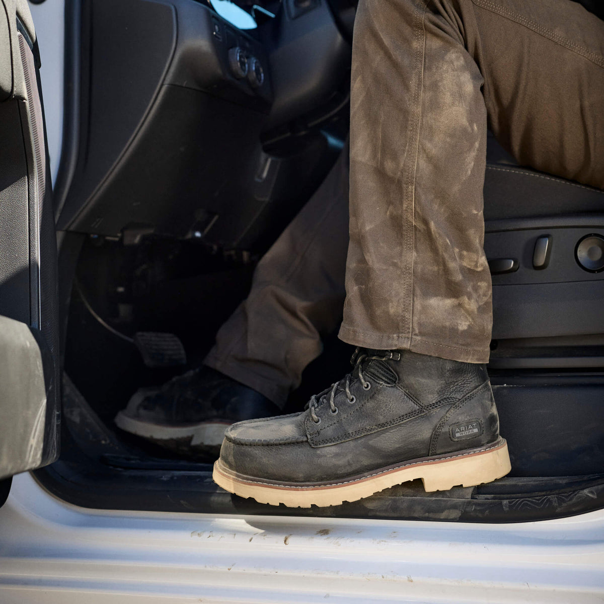 Ariat Rebar Lift 6" Waterproof Work Boot in Black, additional view