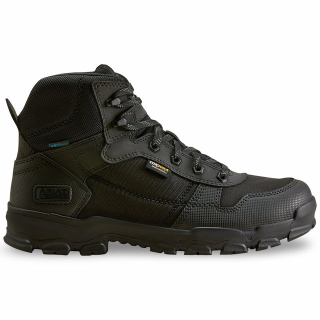 Ariat Stryker Neo Waterproof  Work Boot in Black, side view