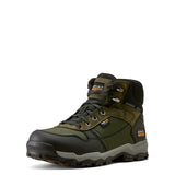 Ariat Stryker Neo Waterproof Composite Toe Work Boot in Burnt Olive, three-quarter front view