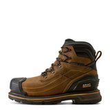 Ariat Stump Jumper 6-inch waterproof composite toe work boot in Rye Brown, style 10080453, side view