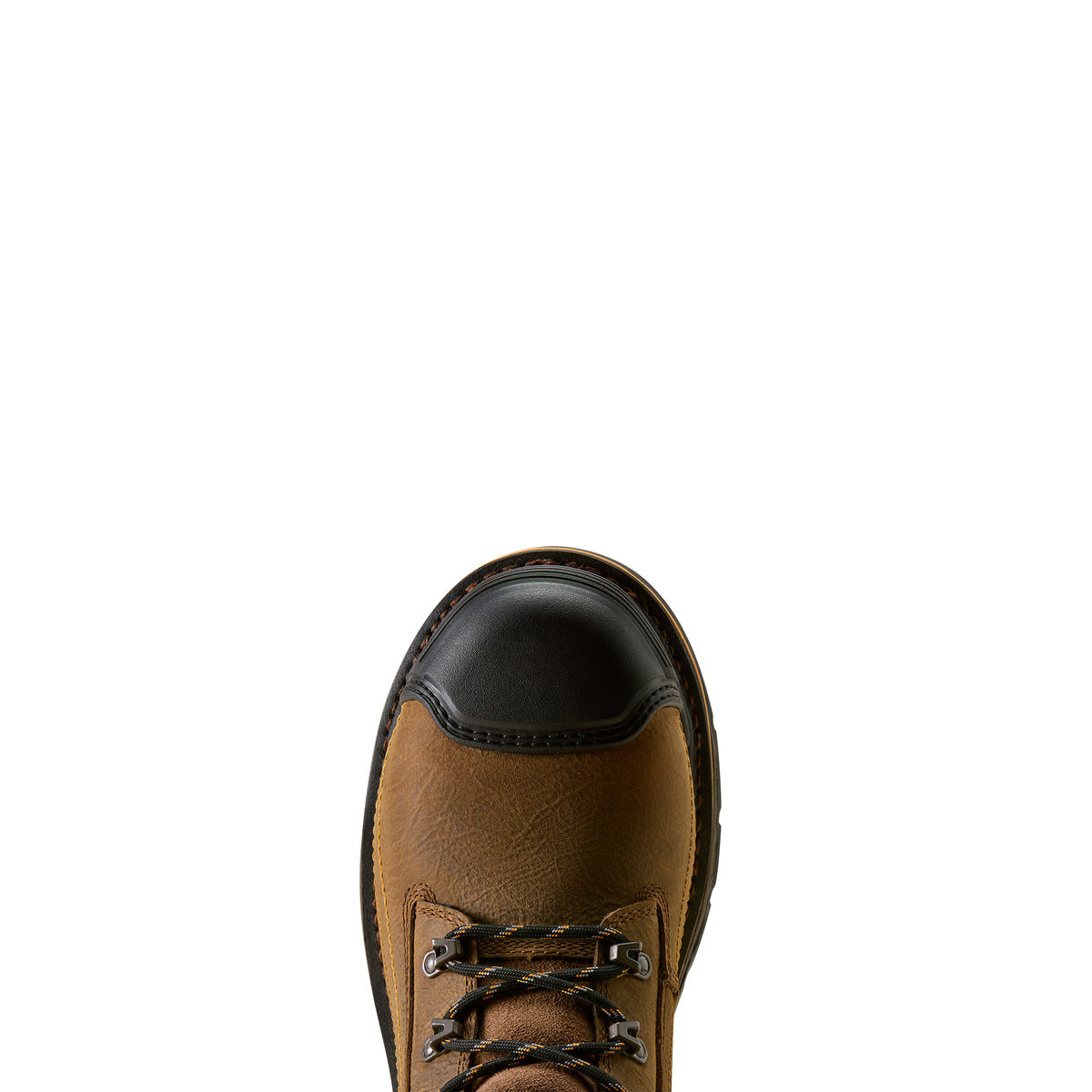 Ariat Stump Jumper 6" Waterproof Composite Toe Work Boot in Rye Brown, toe view