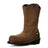 Ariat-Powerline Pull-On Waterproof 400g Composite Toe Work Boot Oily Distressed Brown-10018569-Steel Toes-1