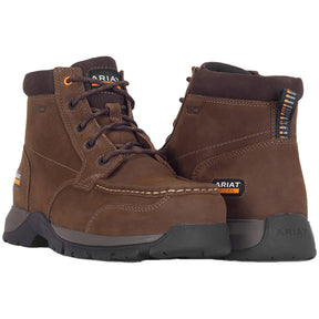 Ariat Edge LTE Composite-Toe Chukka Work Boot Dark Brown Profile