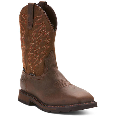 Steel Toes B2B - Groundbreaker Men's Steel-Toe Pull On Boot WP Square Profile View
