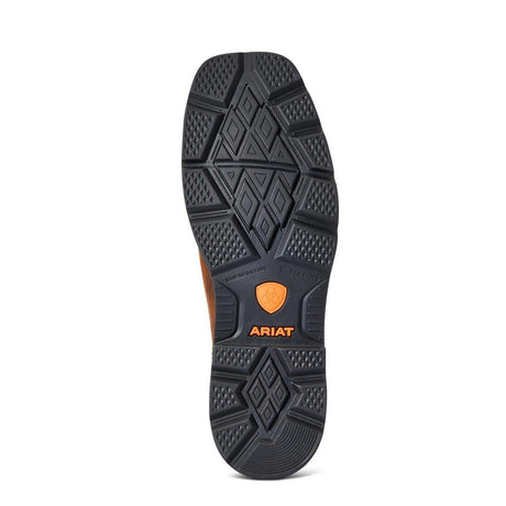Ariat Groundbreaker Steel-Toe Wide Square Toe Work Boot Orange Sole