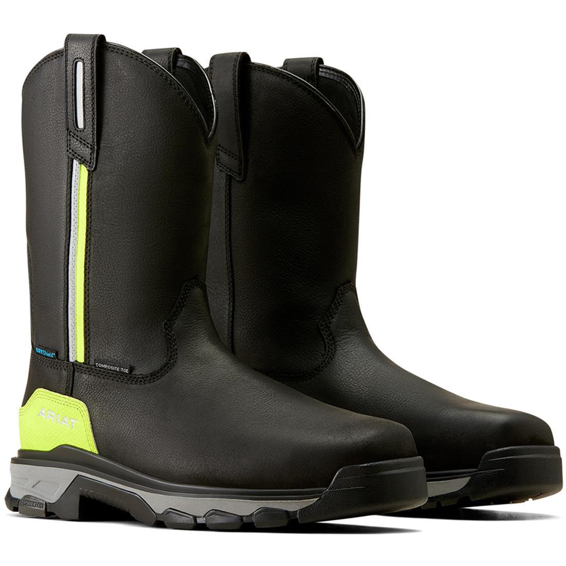 ブートニア Ariat Intrepid Live Wire Comp Toe WP Boot - Black – Steel Toes