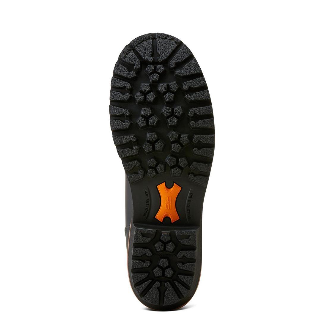 Ariat Logger Shock Shield Soft-Toe Waterproof Boot Black Sole