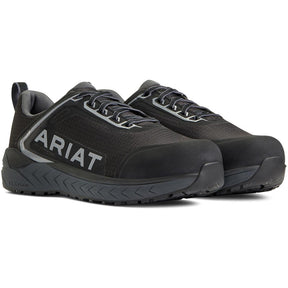 Ariat Outpace Composite-Toe Work Shoe Black Profile