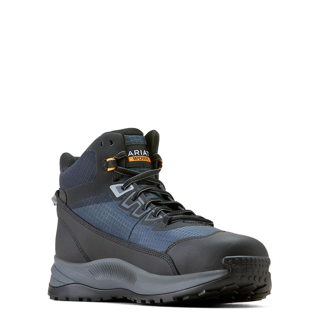 Ariat Outpace Shift Composite-Toe Mid Work Shoe Dark Shadow Medial