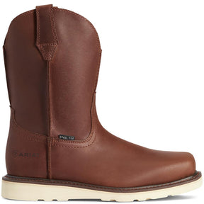 Ariat Rambler Steel-Toe Wedge Work Boot Foothill Brown Profile