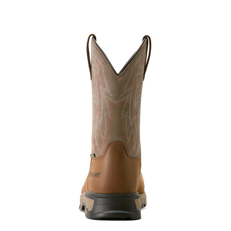 Ariat Rebar Flex Composite-Toe SD Work Boot Distressed Brown Heel