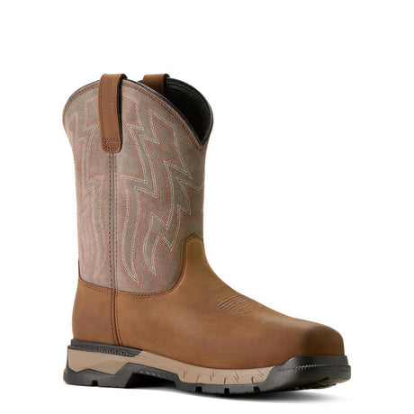 Ariat Rebar Flex Composite-Toe SD Work Boot Distressed Brown Medial