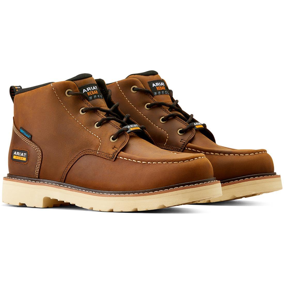 Ariat Rebar Lift Soft Toe WP Chukka Boot - Dst Brn – Steel Toes