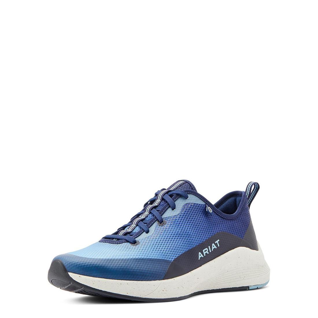Ariat ShiftRunner Soft-Toe Shoe Blue Waves Detail