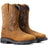 Ariat Sierra Shock Shield Steel-Toe Waterproof Work Boot Distressed Brown Profile View