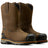 Ariat Stump Jumper BOA Composite-Toe Waterproof Pull-On Work Boot Iron Coffee Profile View