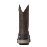 Ariat Stump Jumper Composite-Toe Waterproof Pull-On Work Boot Iron Coffee Heel
