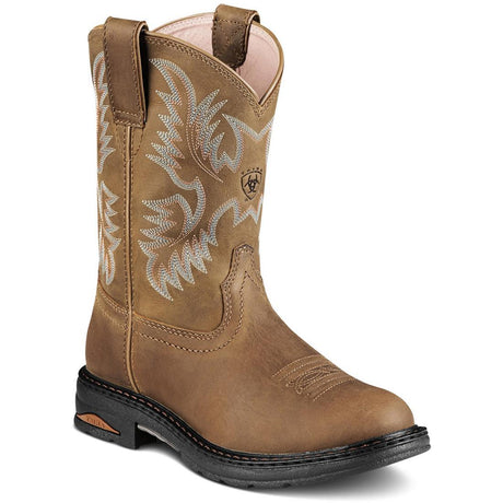 Ariat Tracey Women's Composite Toe Work Boot - Brown Profile View