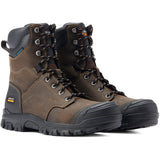 Ariat Treadfast 8" Soft-Toe Waterproof Boot Dark Brown Profile
