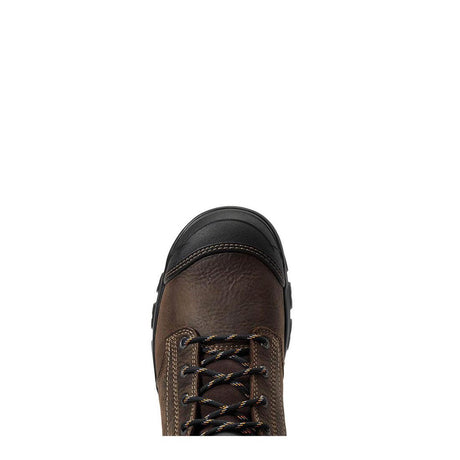 Ariat Women's Treadfast 6" Steel-Toe Work Boot Dark Brown Upper