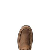 Ariat Turbo Soft-Toe Waterproof Moc Toe Work Boot Mocha Upper