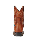 Ariat WorkHog Composite-Toe CSA Waterproof Wide Square Toe Work Boot Dark Copper Heel