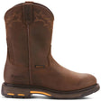 Ariat WorkHog Soft-Toe Waterproof Boot Oily Distressed Brown Profile
