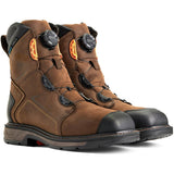 Ariat WorkHog XT BOA 8 inch Carbon-Toe Waterproof Work Boot Chocolate Brown Profile