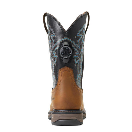 Ariat WorkHog XT BOA Carbon-Toe Work Boot Dark Earth Upper