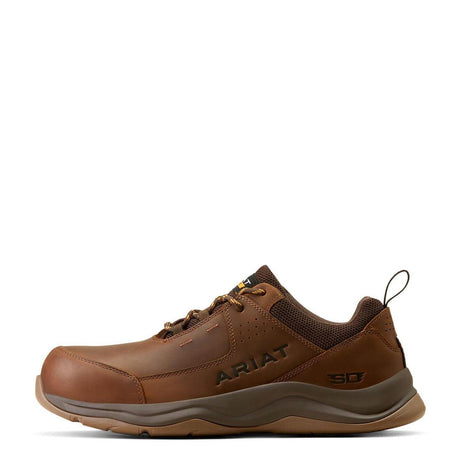 Ariat Working Mile SD Composite-Toe Work Boot Distressed Brown Side