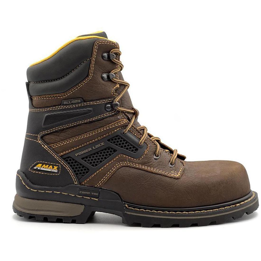 Avenger A-Max Dozer Comp Toe Boot - Brown – Steel Toes