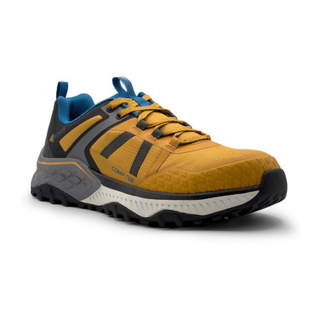 Avenger Aero Trail Composite Toe Work Shoes – Yellow/Blue A1221 Medial Image