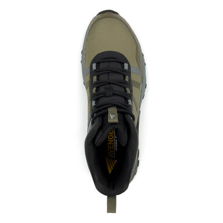 Avenger Aero Trail Mid Waterproof Composite-Toe Work Boot Olive A8811  Upper Image