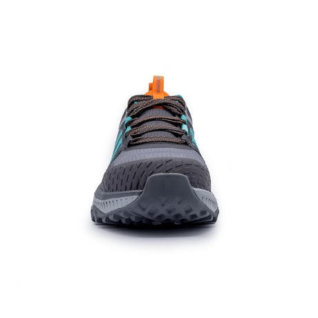 Avenger Aero Trail Women’s Composite Toe Work Shoes – Grey/Teal A1251 Front Image