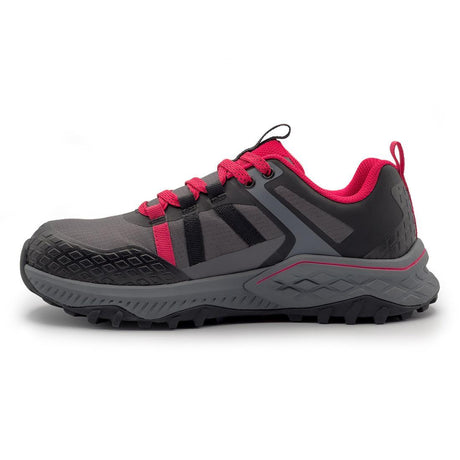 Avenger Aero Trail Women’s Composite Toe Work Shoes – Grey/Magenta A1250