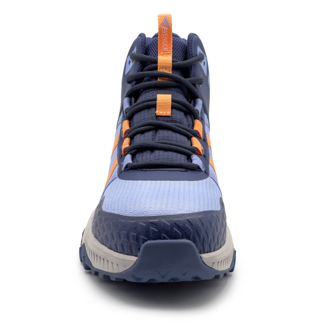 Avenger Aero Trail Mid Women's Waterproof Composite-Toe Work Boot Light Blue A8813 Front Image
