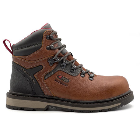 Avenger Blacksmith 6" Waterproof Aluminum Toe Work Boots – Med Brown A8815 Profile Image