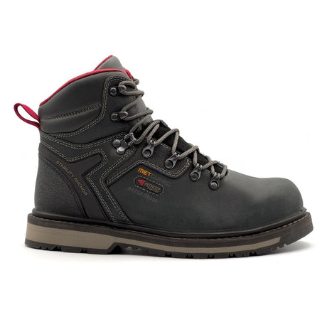 Avenger Blacksmith 6" Waterproof Met Guard Aluminum Toe Work Boots – Black A8816 Profile Image