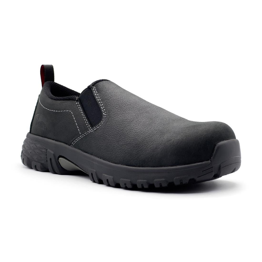Avenger Flight Composite Toe SD10 Work Shoes – Black A7036 Medial Image