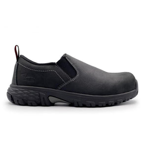 Avenger Flight Composite Toe SD10 Work Shoes – Black Profile View