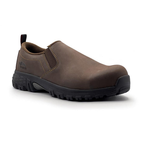 Avenger Flight Composite Toe SD10 Work Shoes – Brown A7035 Medial Image