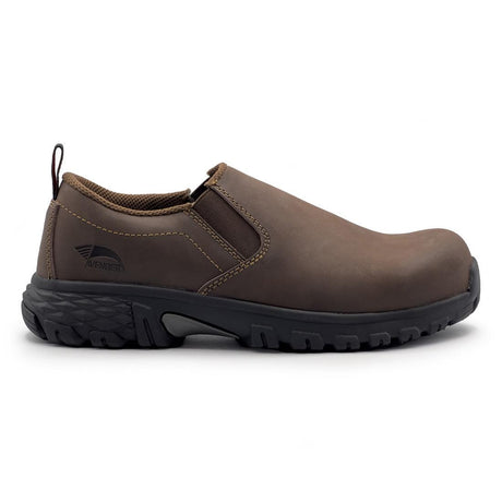 Avenger Flight Composite Toe SD10 Work Shoes – Brown A7035 Profile Image